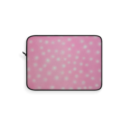 "strawberry swirl polka dot" airbrush laptop sleeve
