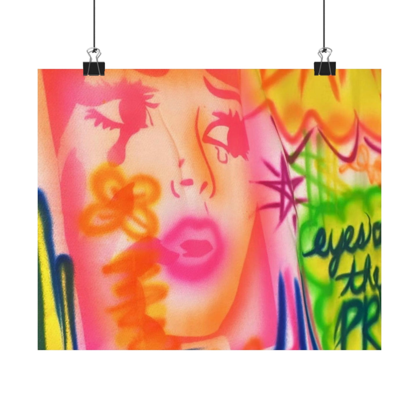 "current standards pt. 2" airbrush horizontal print