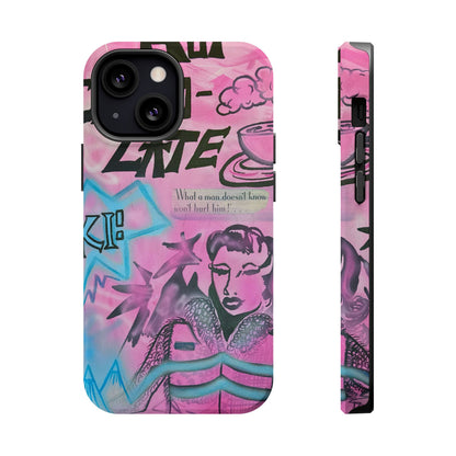 MagSafe "avant le ski" airbrush iPhone case