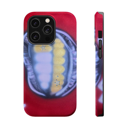 MagSafe "bite me bling" airbrush iPhone case