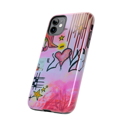 "cherry luvr" airbrush iPhone case