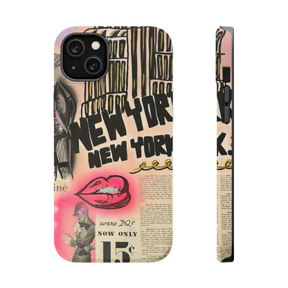 MagSafe "new york, new york" airbrush iPhone case