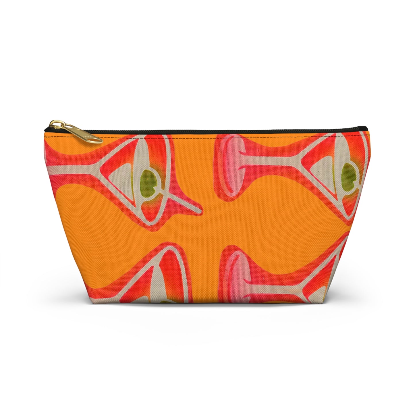 "shaken, not stirred" airbrush makeup pouch