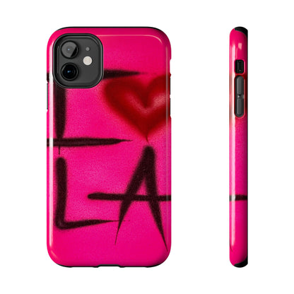 "I <3 LA" airbrush iPhone case