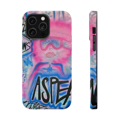 MagSafe "aspen aspirations" airbrush iPhone case