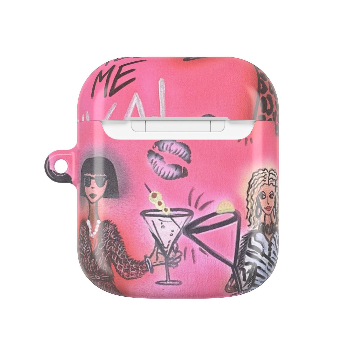 "party diva" airbrush airpod cases