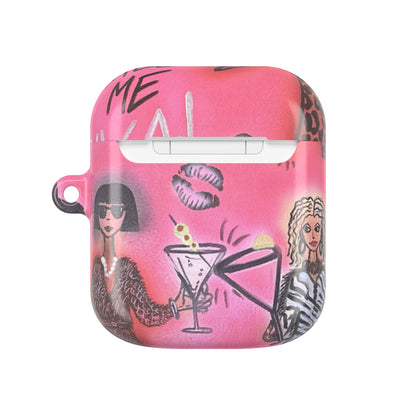 "party diva" airbrush airpod cases