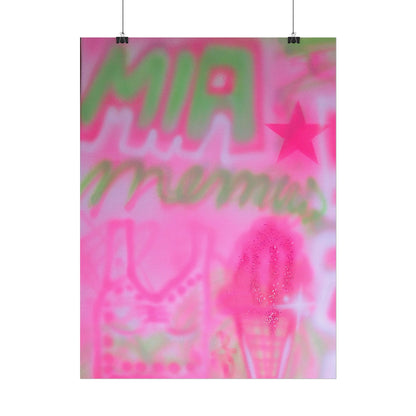 "miami matcha" airbrush rolled print