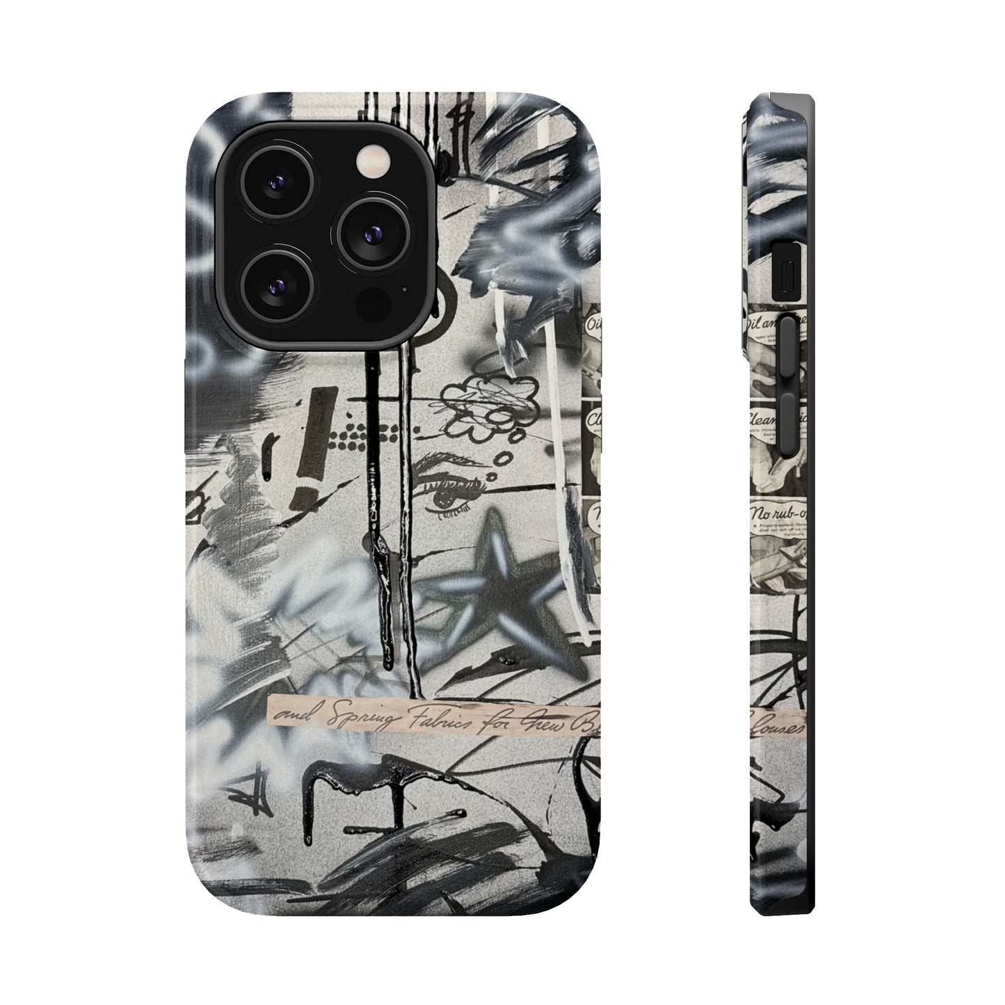 MagSafe "monochrome mood" airbrush iPhone case