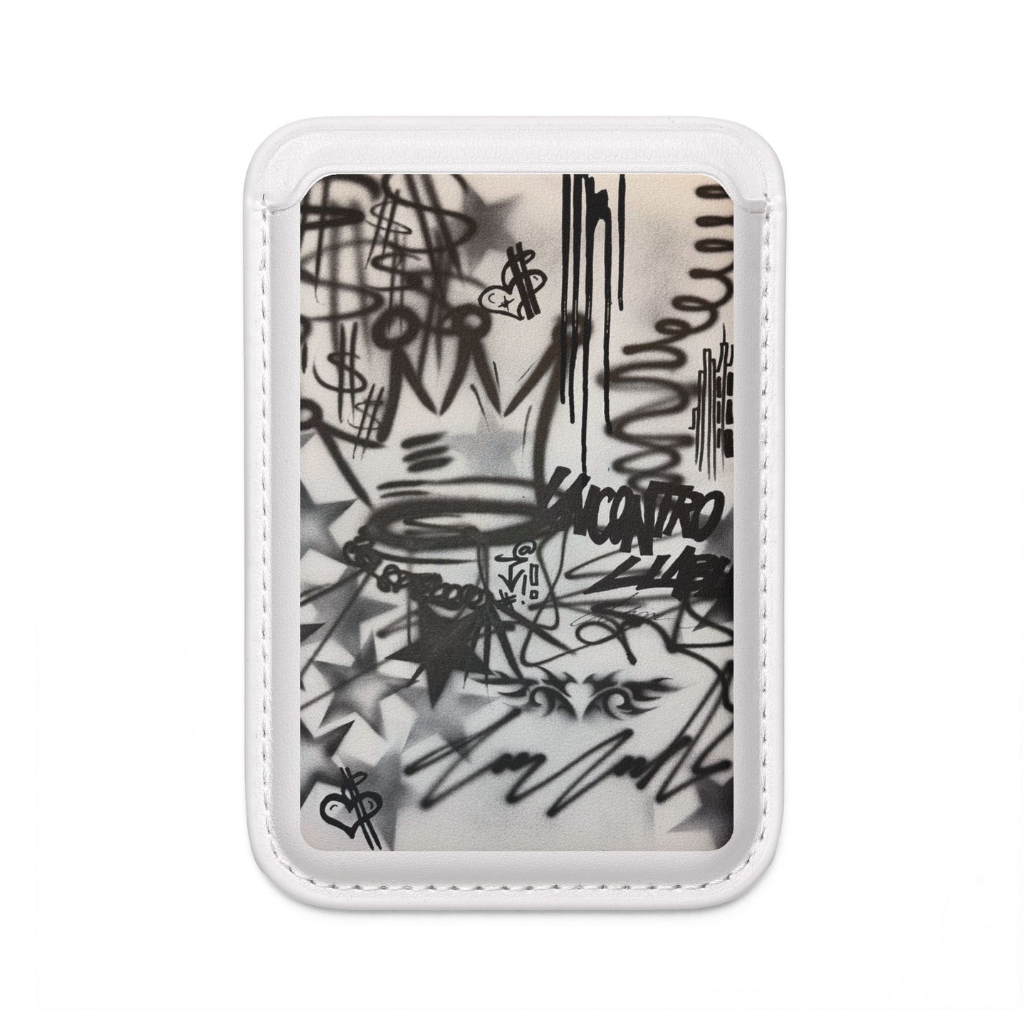 "uncontrollable lust" airbrush vegan wallet (Magsafe® Compatible)