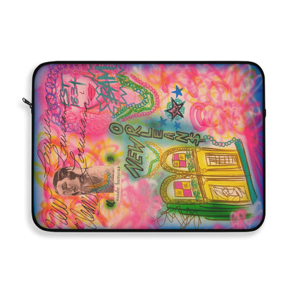 "new orleans, la" airbrush laptop sleeve