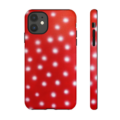 "cherry crush polka dot" airbrush iPhone case