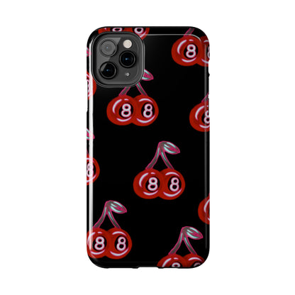"black cherry 8ball" airbrush iPhone case