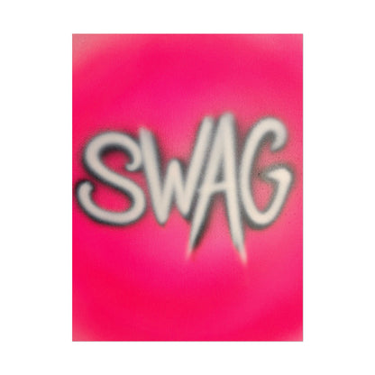 "SWAG" airbrush rolled print