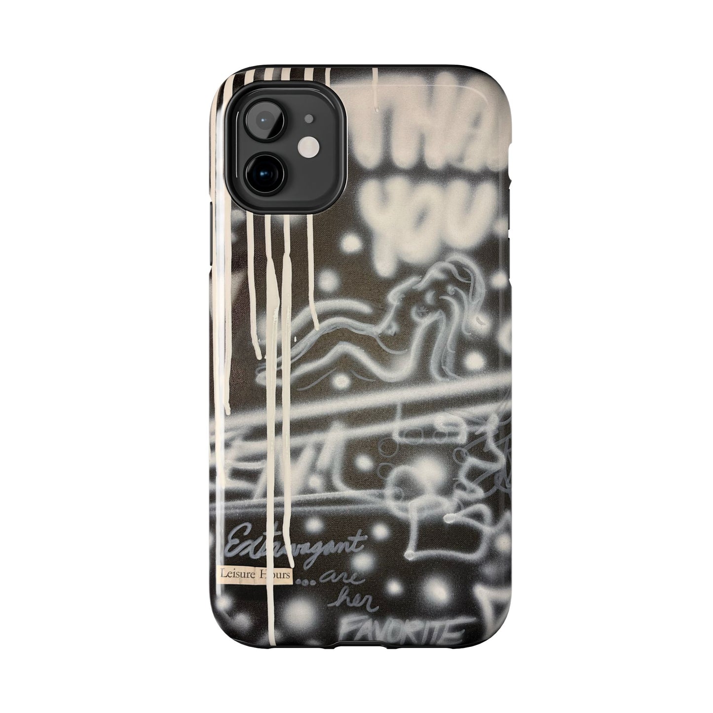 "extravagant leisure" airbrush iPhone case