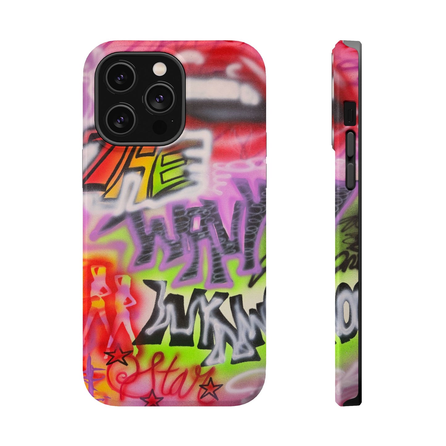 MagSafe "wynwood gold" airbrush iPhone case