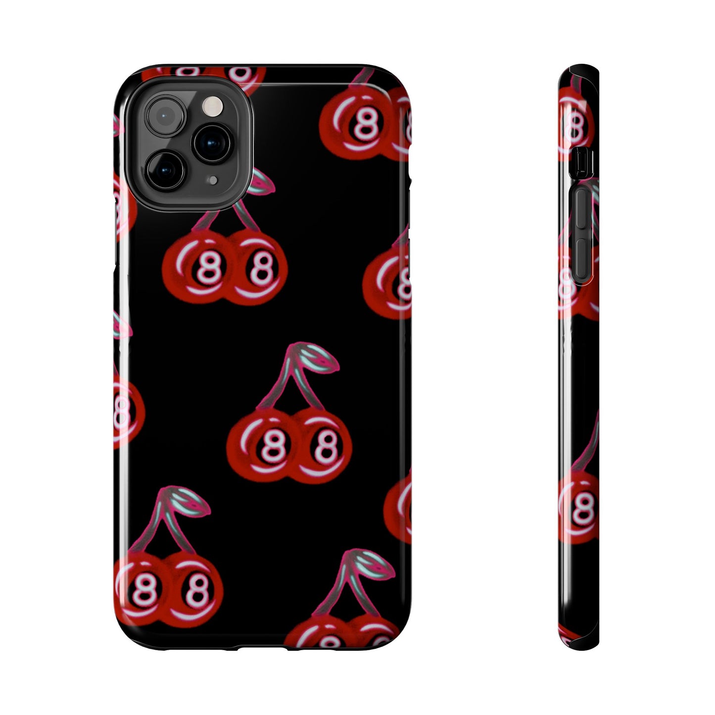 "black cherry 8ball" airbrush iPhone case