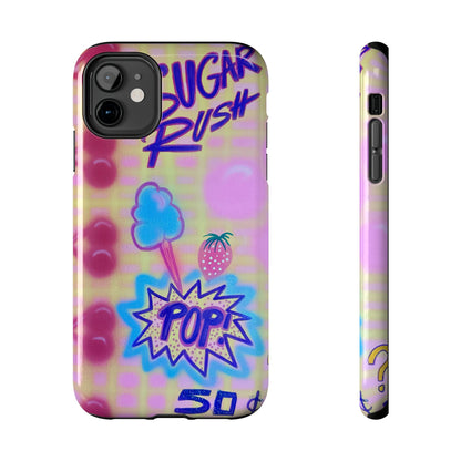 "sugar rush" airbrush iPhone case