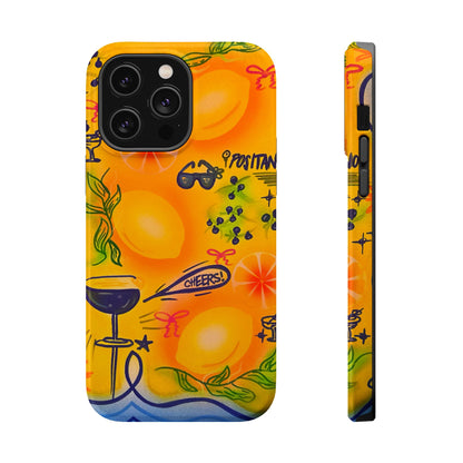 "citrus coastline" airbrush iPhone case