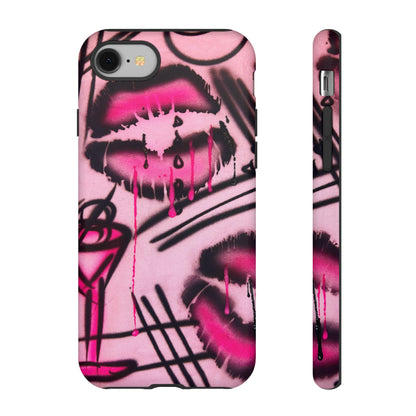 "glossy pout" airbrush iPhone case