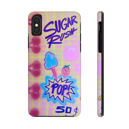 "sugar rush" airbrush iPhone case