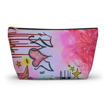 "cherry luvr" airbrush makeup pouch