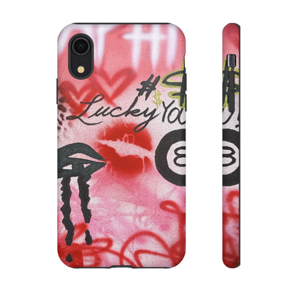 "intriguing encounter" airbrush iPhone case