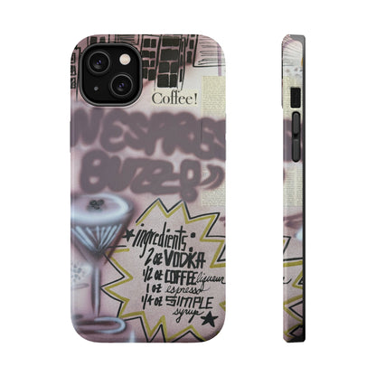 MagSafe "espresso martini" airbrush iPhone case