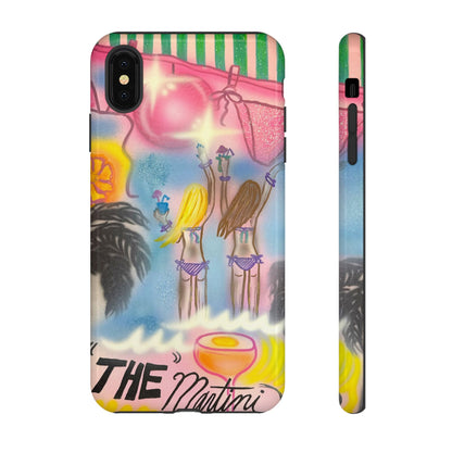 "kinis & tinis" airbrush iPhone case