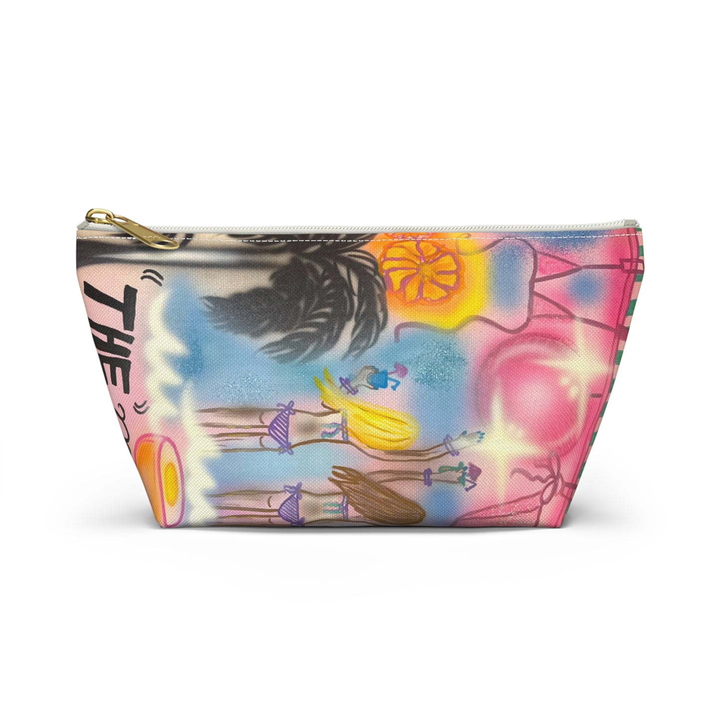 "kinis & tinis" airbrush makeup pouch