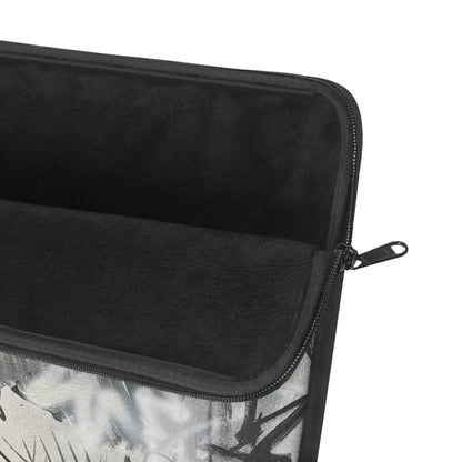 "monochrome mood" airbrush laptop sleeve