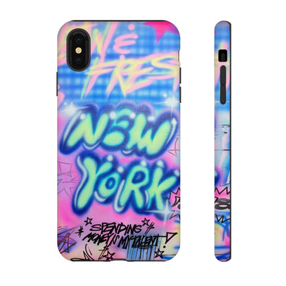 "spending $$ is my talent" airbrush iPhone case