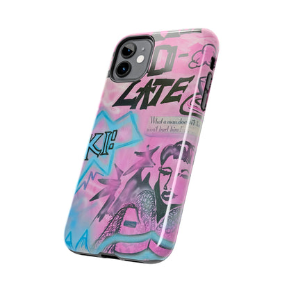 "avant le ski" airbrush iPhone case
