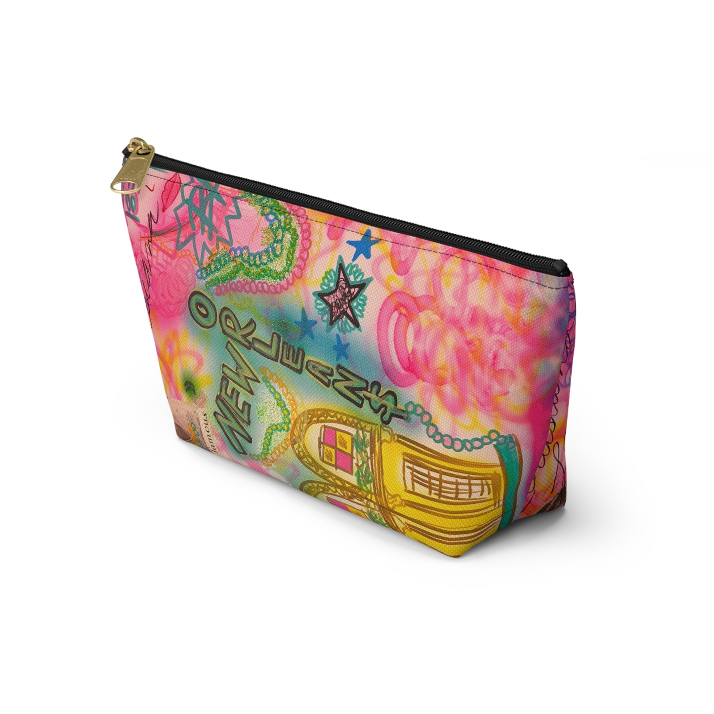 "new orleans" airbrush makeup pouch