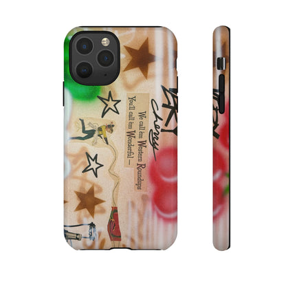 "very cherry" airbrush iPhone case