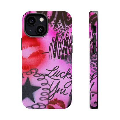 MagSafe "ulterior motive" airbrush iPhone case