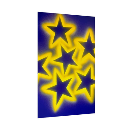 "cosmic crush" airbrush rolled print