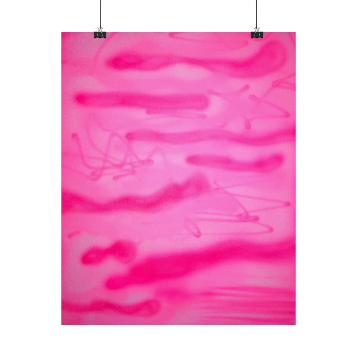 "pink camo" airbrush rolled print