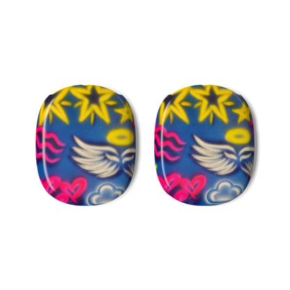 "celestial halo" airbrush airpod cases