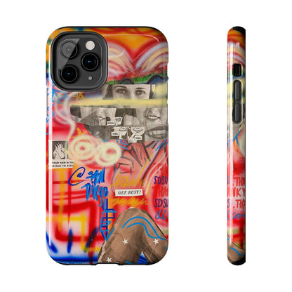 "get busy!" airbrush iPhone case