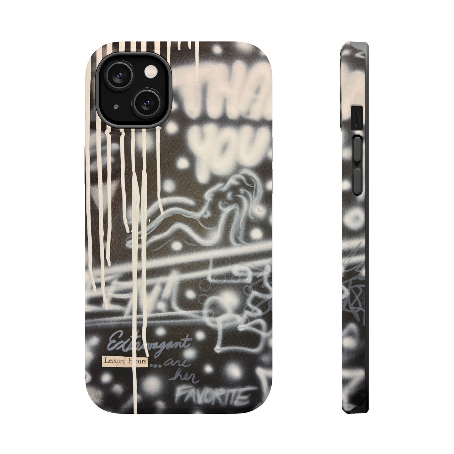MagSafe "extravagant leisure" airbrush iPhone case