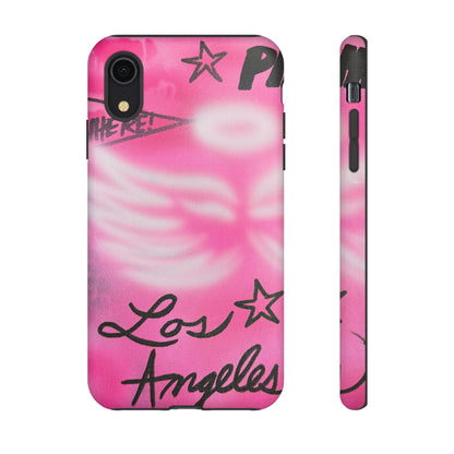 "pink angel wings" airbrush iPhone case