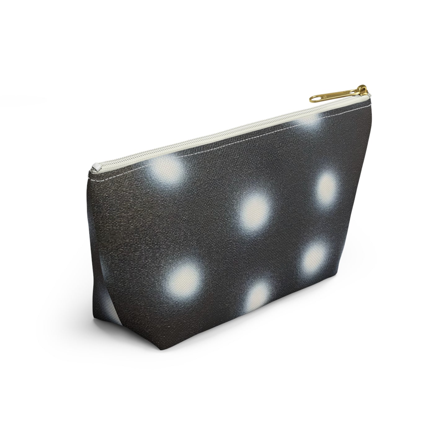 "coconut noir polka dot" airbrush makeup pouch