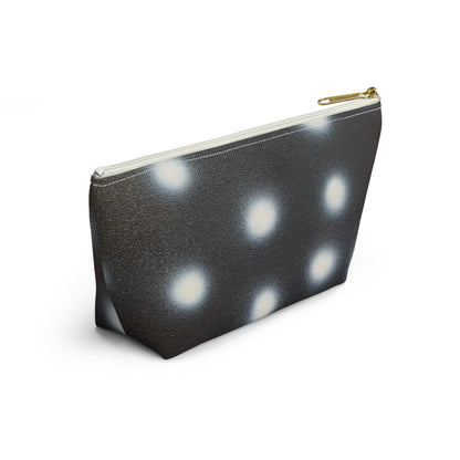 "coconut noir polka dot" airbrush makeup pouch
