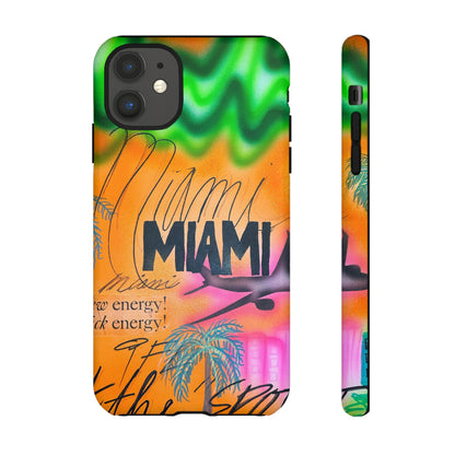 "miami, fl" airbrush iPhone case