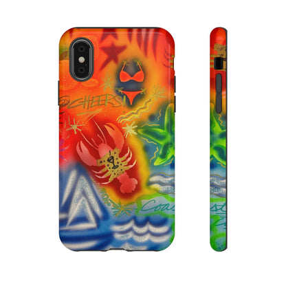 "tipsy lobster" airbrush iPhone case
