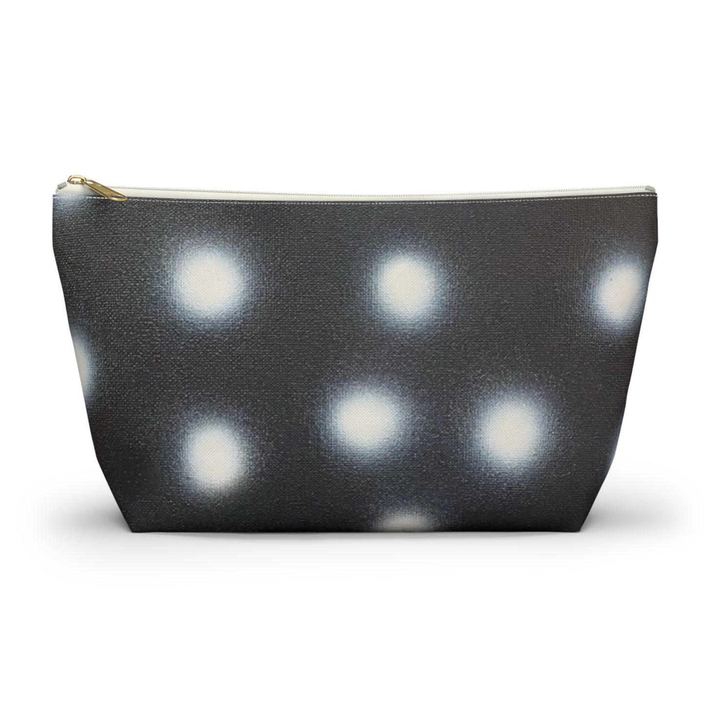 "coconut noir polka dot" airbrush makeup pouch