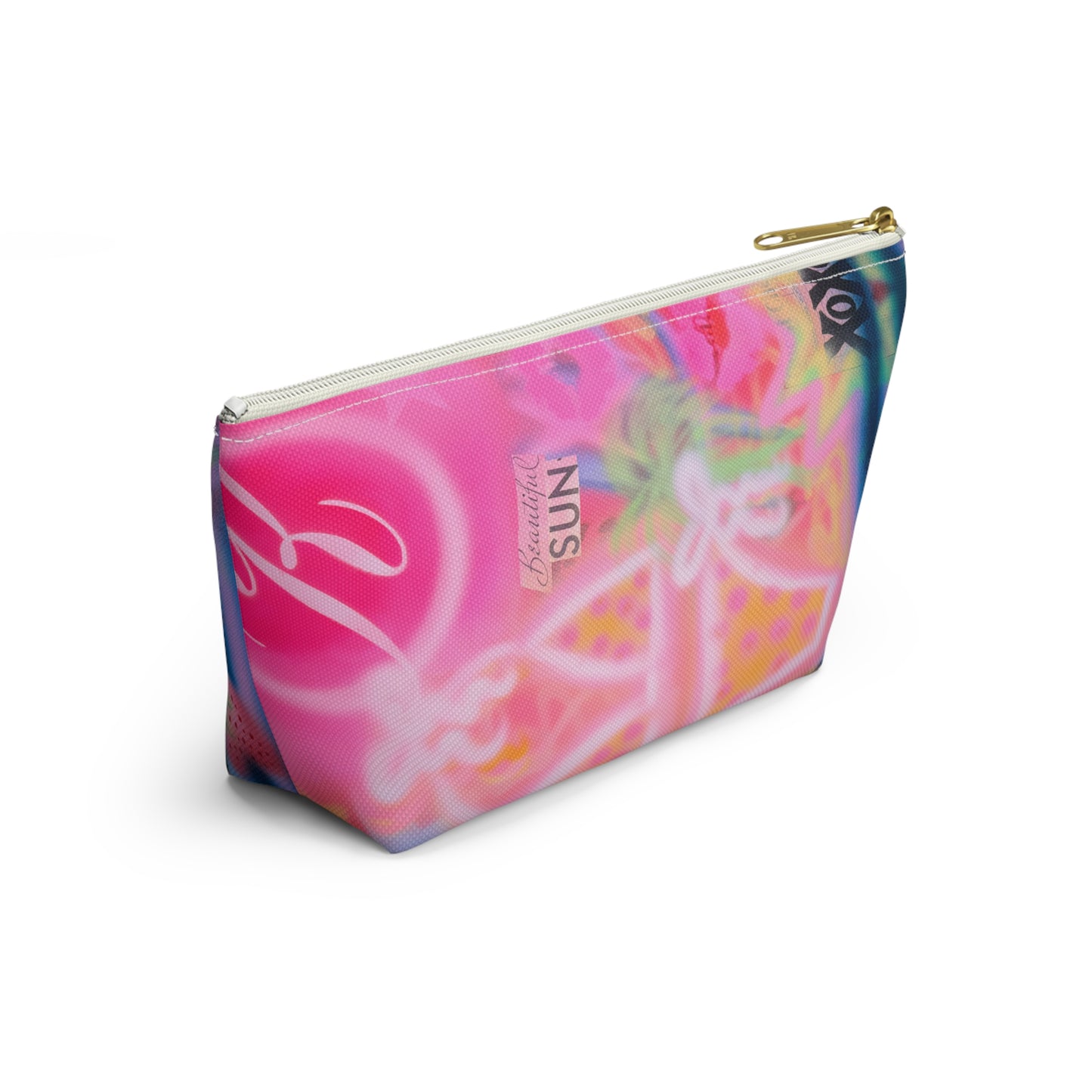 "santa monica strawberry" airbrush makeup pouch