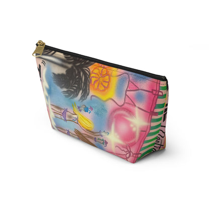 "kinis & tinis" airbrush makeup pouch