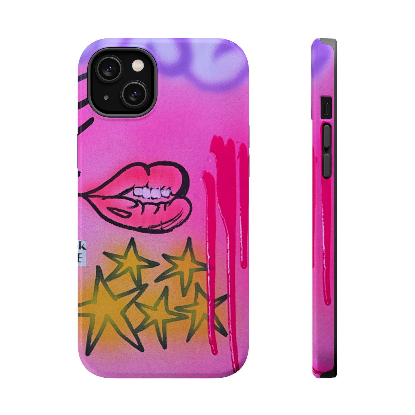 MagSafe "star drip" airbrush iPhone case